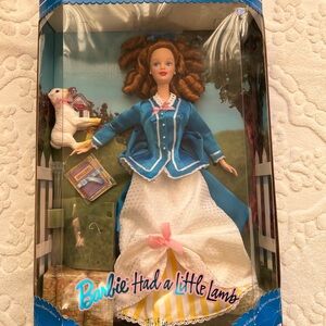 Barbie had a little lamb nursery rhymes Collector Edition box never opened